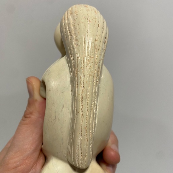 Art Figure Kenya Soap Stone 5.25” Inches “Kissing Couple” Wedding Gift - Picture 9 of 10